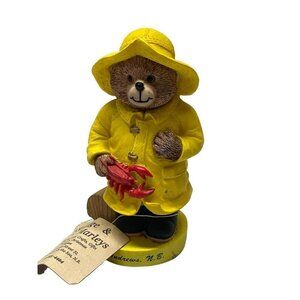 Scrooge and Marley’s New Brunswick Canada Lobsterman Bear Figure St. Andrews